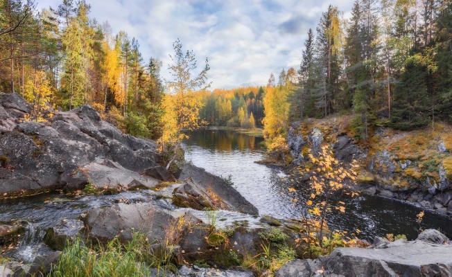 Карелия, Золотая осень ч.3 - Телеканал "Моя Планета"